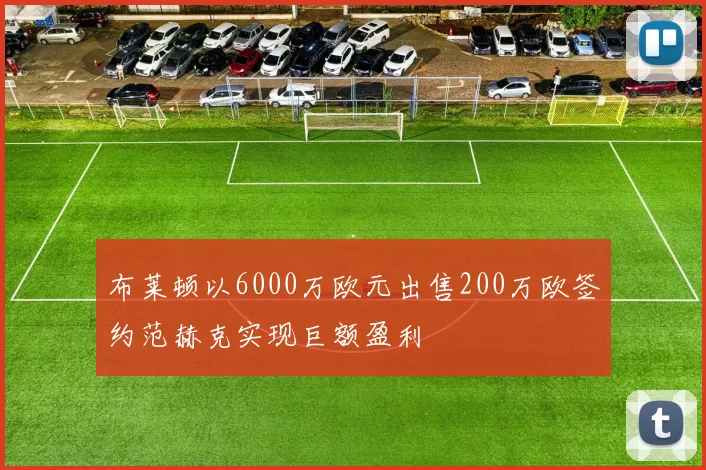 布莱顿以6000万欧元出售200万欧签约范赫克实现巨额盈利
